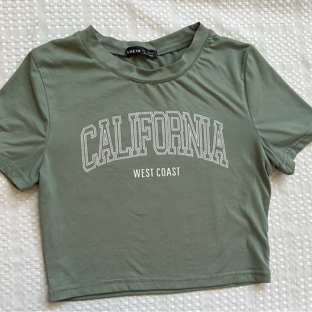California west coast crop top